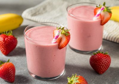 Erdbeer-Bananen-Shake