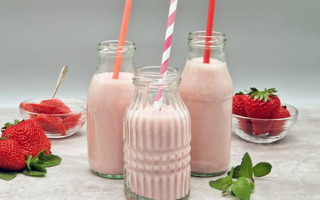 Erdbeer-Buttermilch-Shake
