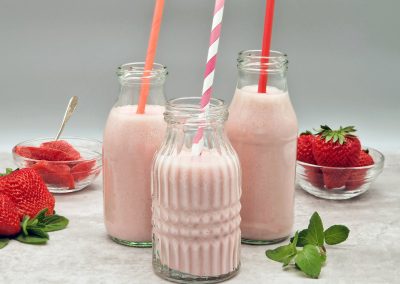 Erdbeer-Buttermilch-Shake