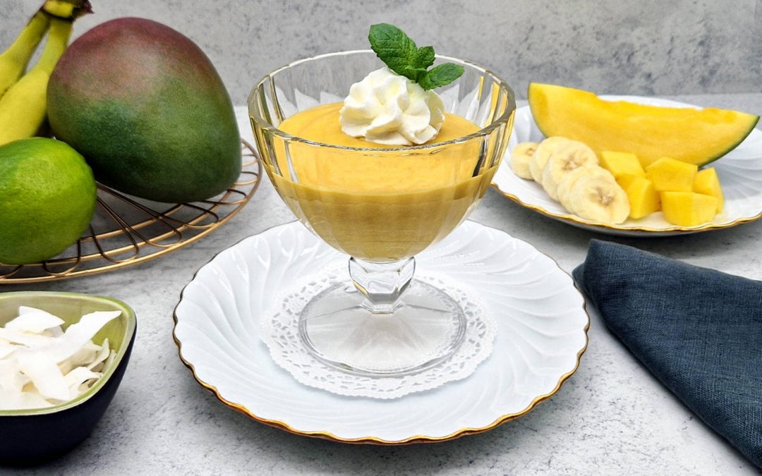 Mango-Kokos-Dessert