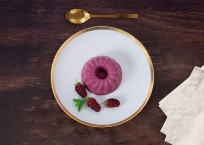 Himbeerpudding mit Tonkabohne