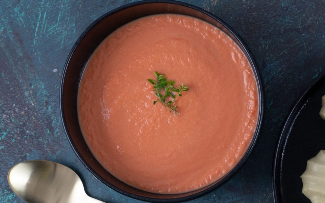 Süßkartoffel-Tomaten-Suppe