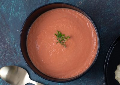 Süßkartoffel-Tomaten-Suppe