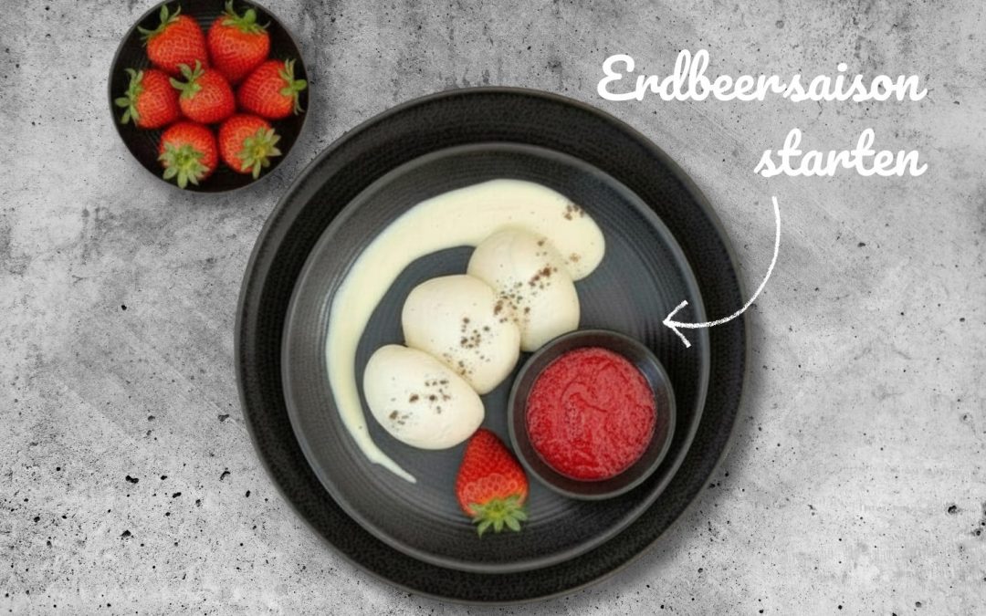 Erdbeergenuss mit püretto