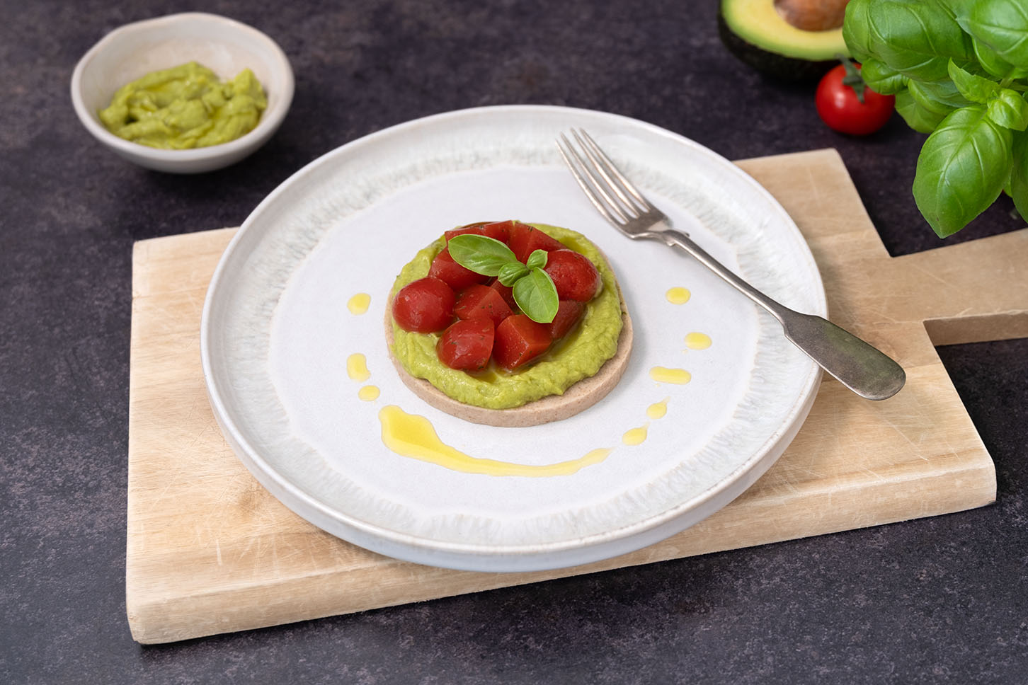 Rezept Brot mit Avocado und Tomate für feinst pürierte Kost