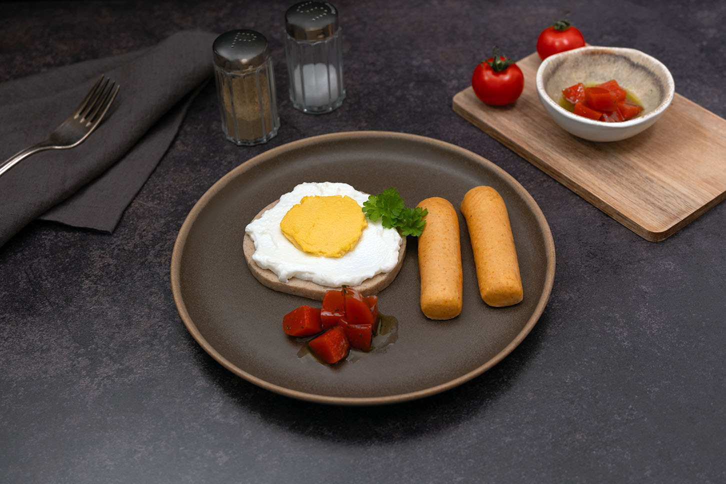 Rezept Brot mit pueriertem Spiegelei und Wuerstchen für feinst pürierte Kost