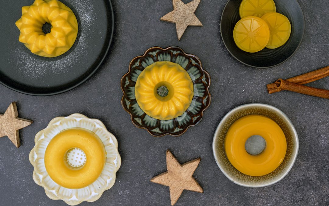 Exotisches Weihnachts-Panna-Cotta