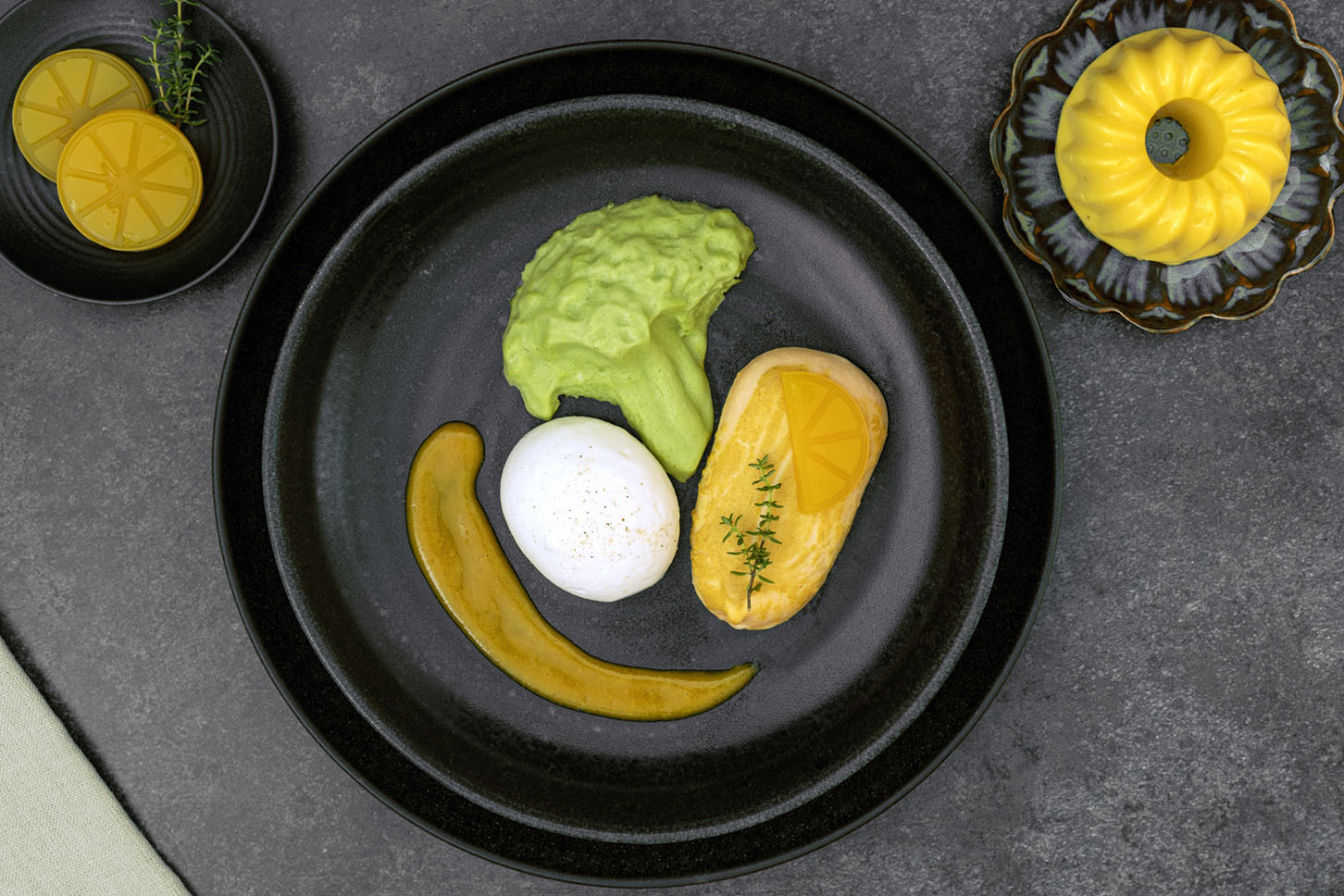 Rezept Marinierter Lachs mit Brokkoli und Reis an Orangen-Senf-Sauce für feinst pürierte Kost